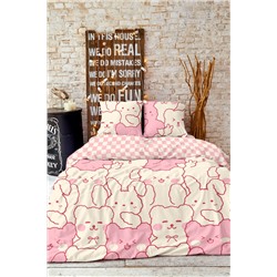 КПБ 1.5 перкаль Crazy Getup 70х70 рис. 16654-2/16400-4 Cuties sweet