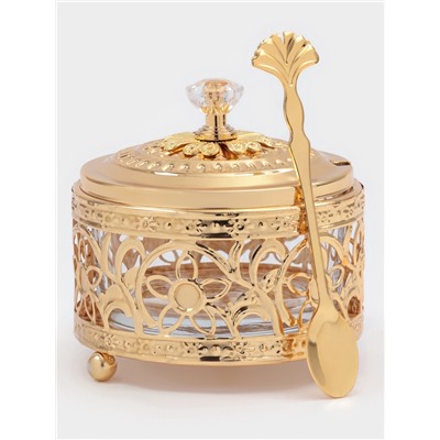 УЦЕНКА Сахарница «Дарина» с ложкой 9×10 см