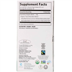 Organic India, Чай с туласи, оригинальный, без кофеина, 18 пакетиков, 32,4 г (1,14 унции)