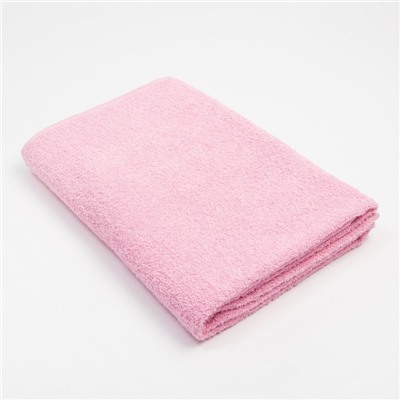 Полотенце махровое «Экономь и Я», 70×140 см, хлопок 100%, розовое