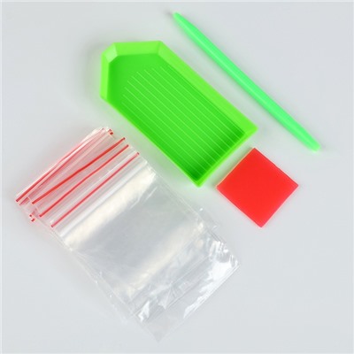 Алмазная мозаика с полным заполнением на холсте «Леопард», 30×40 см