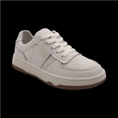 Кроссовки из натуральной кожи D243 белые