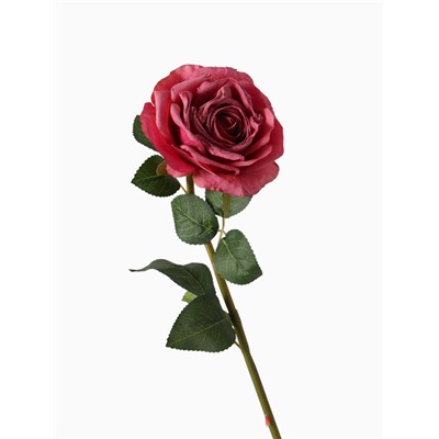 Цветы искусственные «Роза эстетик», 10×49 см, пепельно-розовые