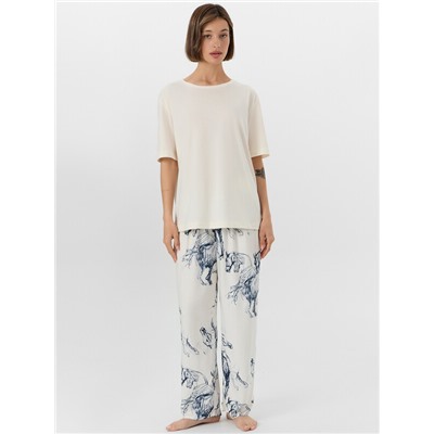 КОМПЛЕКТ ЖЕНСКИЙ (ФУТБОЛКА, БРИДЖИ) 592541