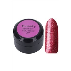 Bluesky Гель-краска для ногтей / Brilliant 07BR, бордовый, 8 мл KRISTALLER, 1109240