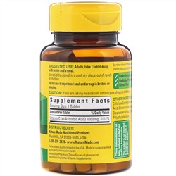 Nature Made, Vitamin C with Rose Hips, Time Release, 1,000 mg, 60 Tablets