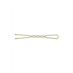 Dewal Beauty Шпильки для волос волна H-60GOLD, 60 мм, золотистый, 24 шт. KRISTALLER, 1193447