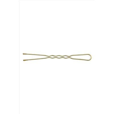 Dewal Beauty Шпильки для волос волна H-60GOLD, 60 мм, золотистый, 24 шт. KRISTALLER, 1193447