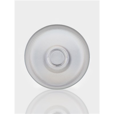 Ваза для фруктов «Камелия», 26×11 см, 2 л, стекло, перламутровая