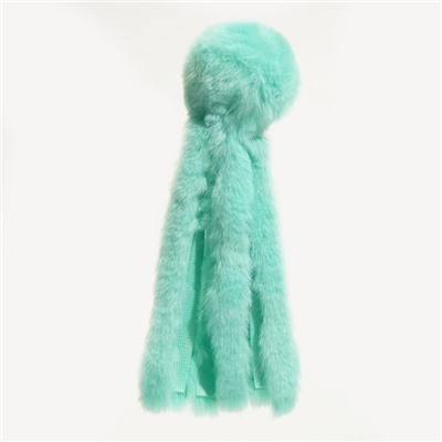 Игрушка для кошек «Осьминожек» из искусственного меха, до 19 см, мятная