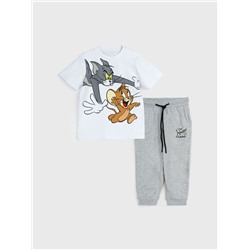 Комплект детский трикотажный для мальчиков: фуфайка (футболка), брюки