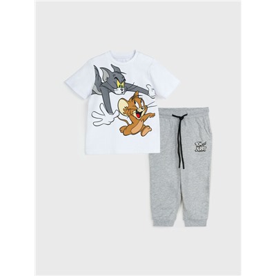 Комплект детский трикотажный для мальчиков: фуфайка (футболка), брюки