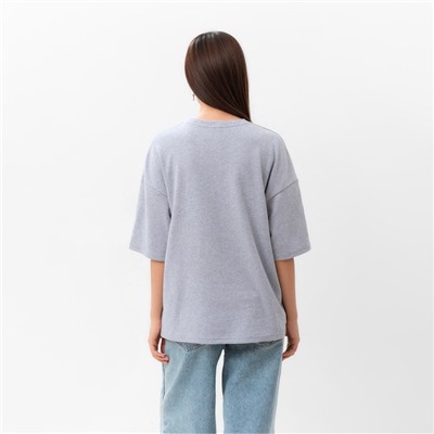 Футболка женская MIST Basic, размер 48-50, серая