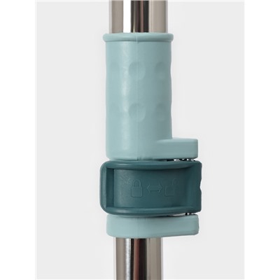 Водосгон для пола, силиконовый, поворотный сгон 35 см, черенок нержавеющая сталь 58-97 см