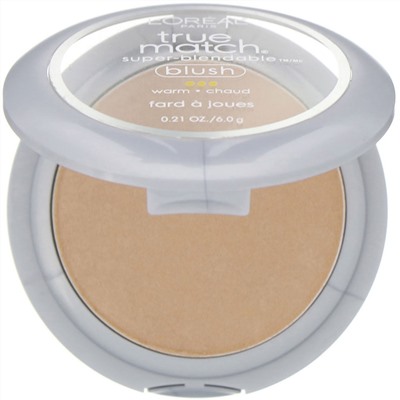 L'Oreal, Румяна True Match Super-Blendable Blush, оттенок W1-2 «Чистый мед», 6 г