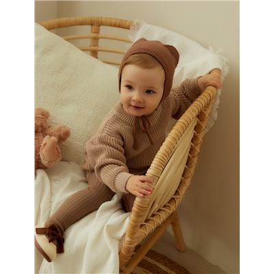 Легинсы SL HOME, рост 80-86 см, кофейные