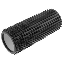 Ролик массажный Sangh, 33×12 см, цвет чёрный