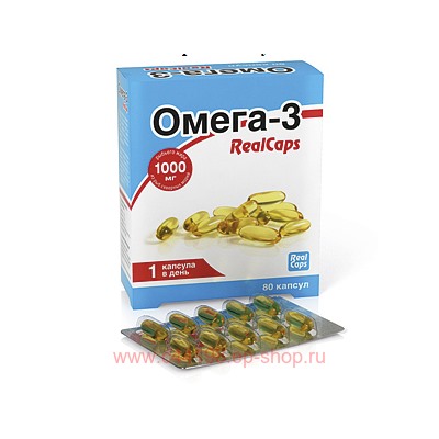 ОМЕГА-3 REALCAPS 1,4 N80 КАПС