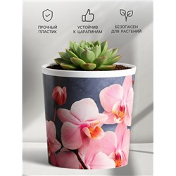Кашпо для цветов «Орхидея», 1.6 л, d=14 см, h=14 см, пластиковое