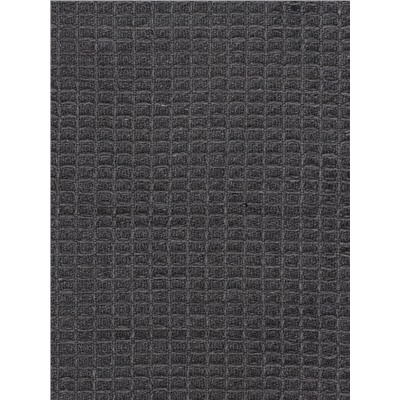 Плед с бахромой «Этель» Waffle, 130×180 см, тёмно-серый