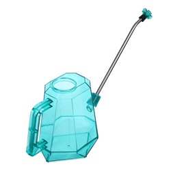 Лейка с длинным носиком, 1.5 л, с рассеивателем, голубая, Greengo