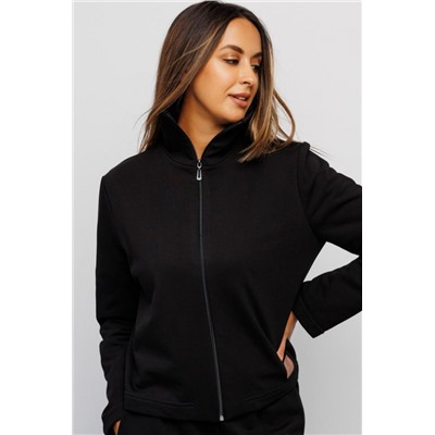 Толстовка на молнии зипка 385 (Черный)