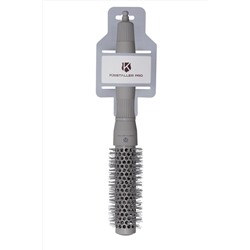 Kristaller Термобрашинг для укладки волос / Ceramic + Ionic TG-X27/25, 25 мм, серый KRISTALLER, 1111765