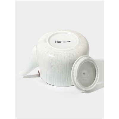 Чайник заварочный Magistro Willow, 700 мл, фарфор, голубой