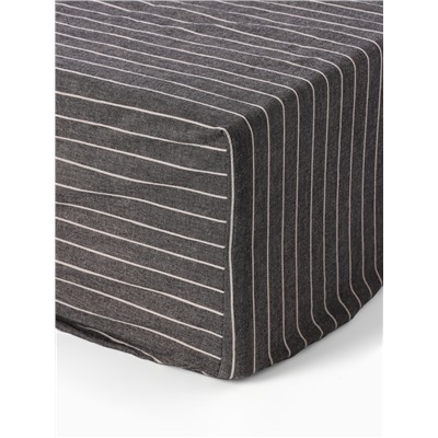 Простыня на резинке 1.5-спальная «Этель» Quiet shade, 160×200+25 см, жатый хлопок