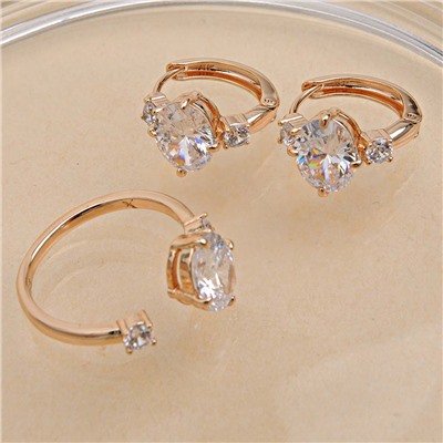 XUPING Кольцо/Серьги с замком кольцо арт. 58 0526 (id 289528)