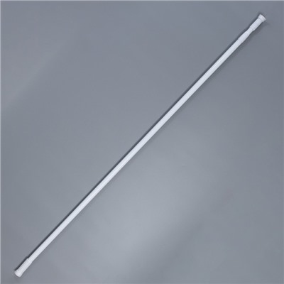 Карниз для ванной Доляна, телескопический, 140-260 см, белый