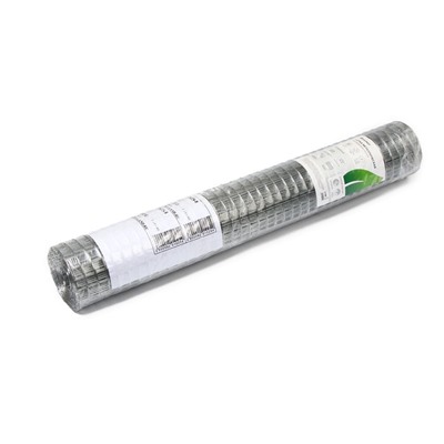 Сетка оцинкованная, сварная, 10×1 м, ячейка 25×25 мм, d=1 мм, Greengo