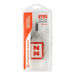 Nippon Nippers Кусачки маникюрные для кутикулы / Standard NN_NS-02-4, двойная пружина, ручная заточка, 4 мм 23819