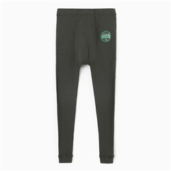 Кальсоны мужские термо, цвет хаки, р-р 60