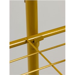 Подставка для цветов Greengo, 5 полок, 44×22×95 см, напольная, металл, цвет золотой