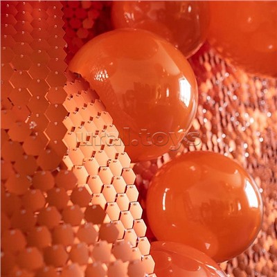 Шар (50''/127 см) Сфера, Deco Bubble (синяя упаковка) Прозрачный, Кристалл, 1 шт. в уп.