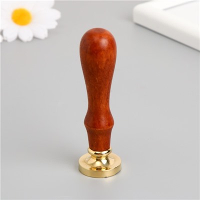 Печать для сургуча с деревянной ручкой «Радуга в облаках», 9×2.5×2.5 см