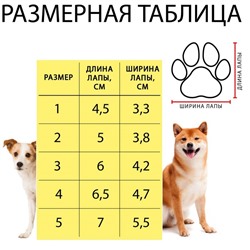 Ботинки «Унты», набор 4 шт., размер 1 (подошва 4.5×3.3 см), коричневые