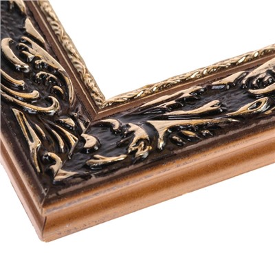 Рама для картин (зеркал) 40×50×4 см, дерево «Версаль», золотая