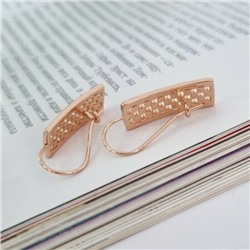 Серьги коллекция "Дубай" покрытие позолота, 43176, арт.214.246