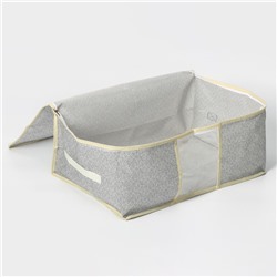 Кофр для хранения вещей Доляна «Европа», 45×30×20 см, серый