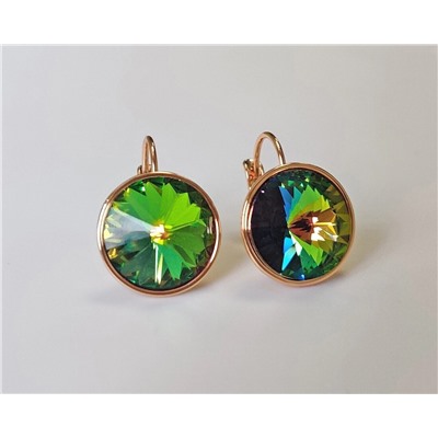 Серьги с кристаллами Swarovski