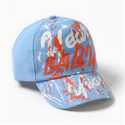 Кепка детская MINAKU Baby, размер 50-52, голубая