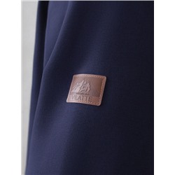 Худи на молнии из премиального футера трехнитки с начесом