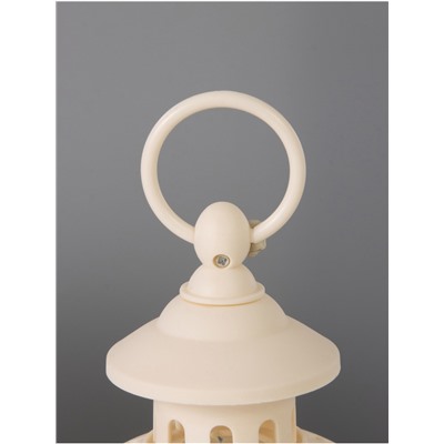 Светодиодная свеча в подсвечнике RISALUX «Свечи в звездах», LED-ночник, 1.5 Вт, 3×ААА, 12×12×23 см