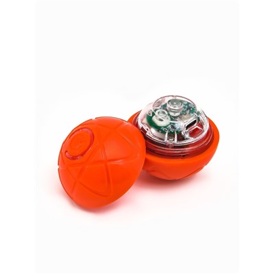 Интерактивная игрушка для собак «Гравитационный мяч», 5.5 см, оранжевая