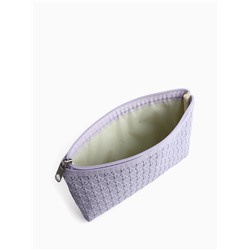 Набор простых косметичек на молниях 2 в 1, сиреневый
