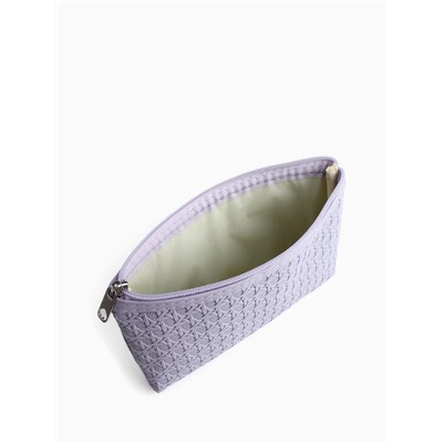 Набор простых косметичек на молниях 2 в 1, сиреневый