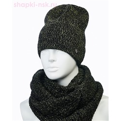 55400 Комплект женский (колпак+снуд) (56-58)