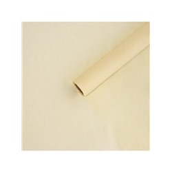 Плёнка для цветов упаковочная тишью влагостойкая «Слоновая кость», 0.6×8 м, 30 мкм